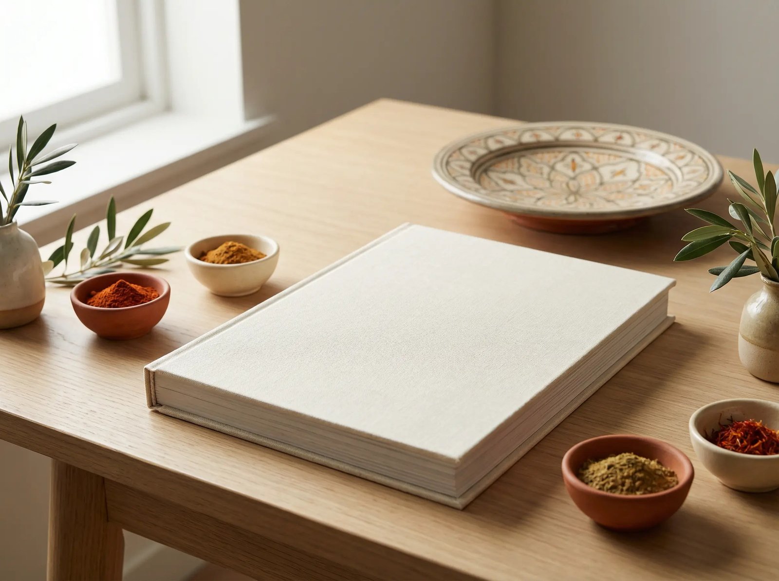 Elegant Moroccan cuisine photography