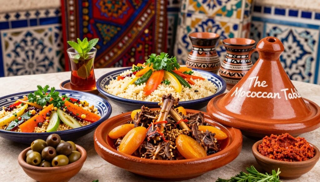 Moroccan cuisine flavors