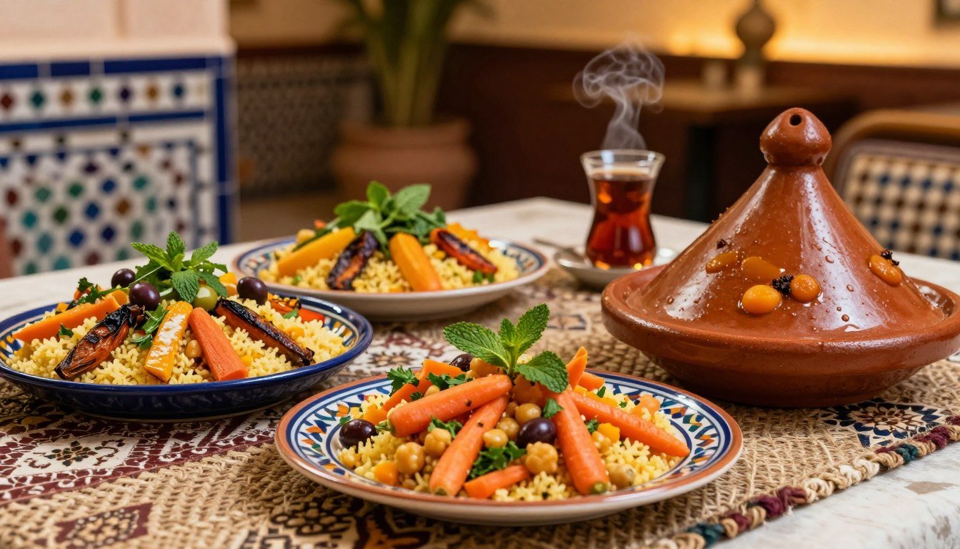 Moroccan vegetarian dishes